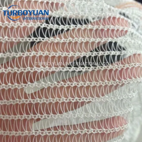 Crystal Leno Woven Diamond Quad Crossover Hail Control Netting / Anti Hail Network System