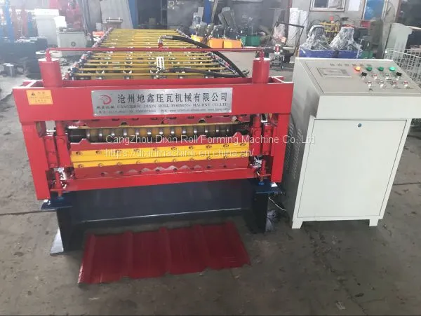 Kenya 836-840 Corrugated Steel Roofing Double Layer Sheet Roll Forming Machine photo-3