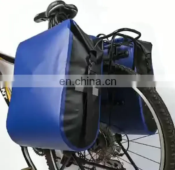 REACH Test 500D PVC Waterproof Bicycle Bag Bike Seat Bag With Hook Quick Release