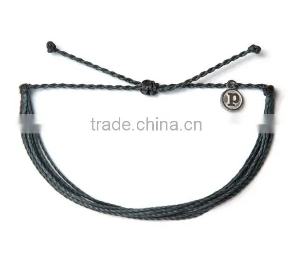 2015 Fashion Rainbow Color Wax Cord Nylon String Bracelet for Friendship photo-6