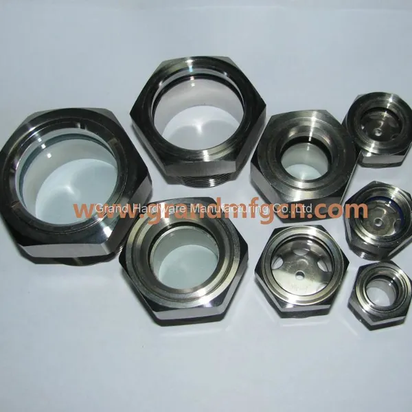 Gearboxes SS304 Oil Level Sight Glass Oil Gauge Oil Tank Viewport Sight Glass 1200PSI photo-2