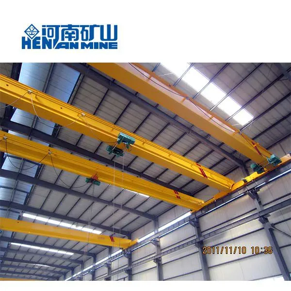 Henan Mine 2ton 3ton 5 Ton 10 Ton Mobile Single Beam Low Headroom Overhead Bridge Crane With Electric Hoist