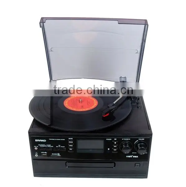 2016 Top Sale Gramophone Record Player CD USB Play Radio Play photo-3
