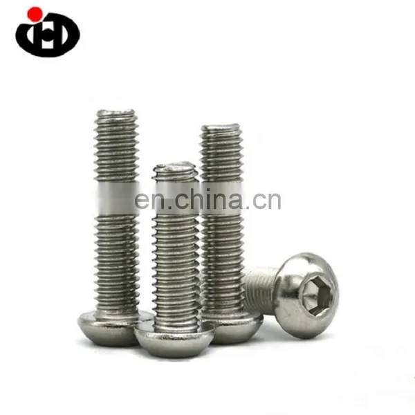 Hot Sale Button Head Hex Socket Round Screw Stainless Steel 304 photo-4