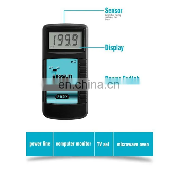 September Sale Factory Supply Electromagnetic Waves Detector EMF Tester Milligauss Detector Wholesale photo-2