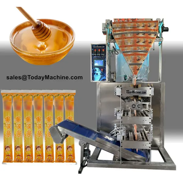 Multi Lanes Filling Ketchup Mayonnaise Honey Stick Sachet Packing Machine photo-2