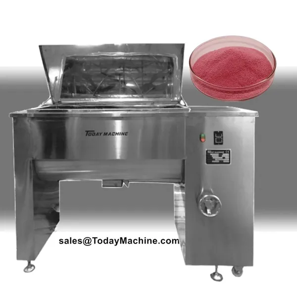 Horizontal Bread Flour Powder Ribbon Blender Mixer photo-2