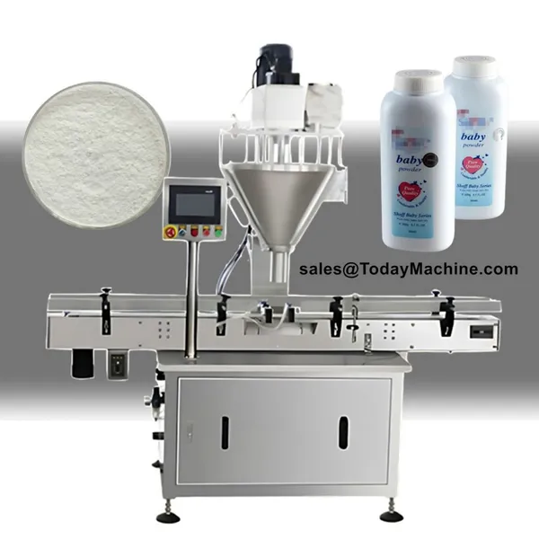 Automatic Milk Spice Pepper Jar Bottle Filling Machine Line photo-2