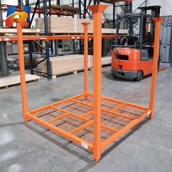 Warehouse Racking Customizable Portable Foldable Steel Storage Rack System Collapsible Stackable Pallet Racks Warehouse Use photo-2