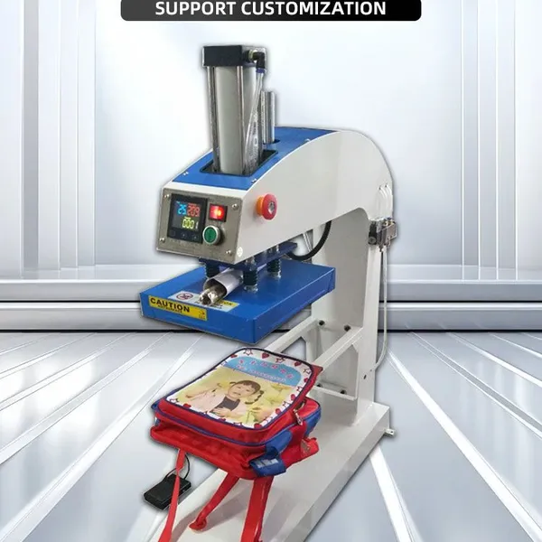 23X30cm Commercial Grade Professional Small Pneumatic Heat Press Machine for Lable/tshirt