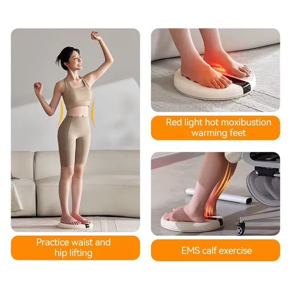 EMS Foot Massager With Red Light Therapy & Rotating Nodes | OEM/ODM Available photo-4