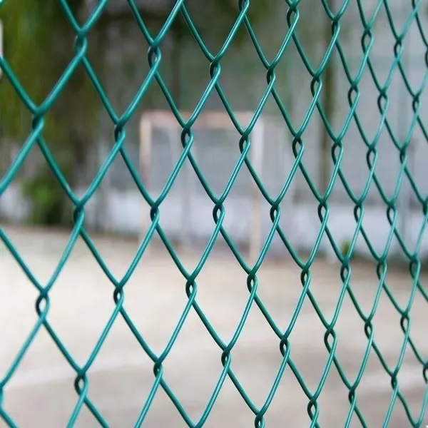 Soccer Field Fence Galvanized Chain Link Wire Mesh for Football Ground Net High Quality Pvc Coated Barrier Rolls Cyclone Fence photo-4