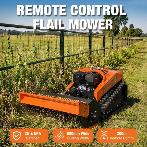 Vigorun MTSK800 RC Фрезовый косилка CE EPA 9 кВт двигатель Loncin Тяжелый скрепер для склонов
