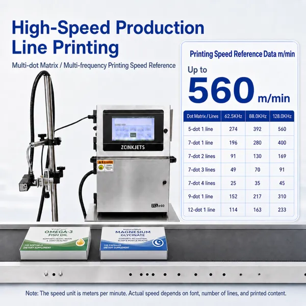 CIJ Inkjet Coding Machine for Paperboard Supplement Boxes Batch Expiry and Serial Number Marking photo-2