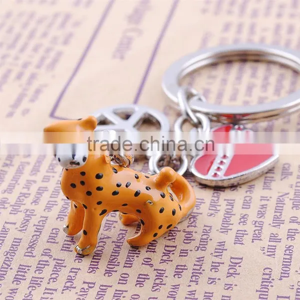 Animal Key Chain Key Ring Good Price Pet Cheetah Keychain photo-2