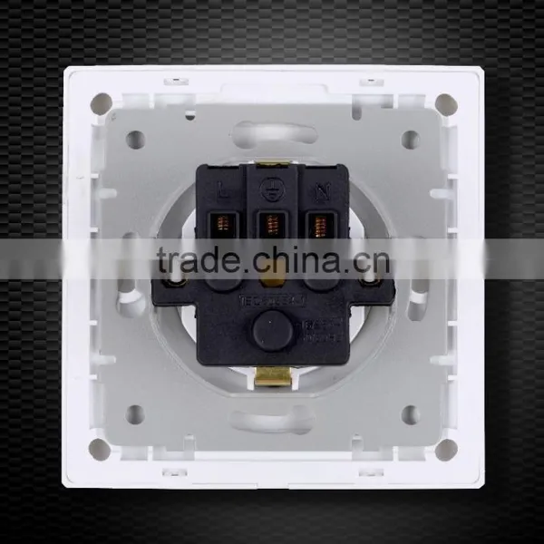 15a White European Wall Socket, Industrial Impact Socket photo-3