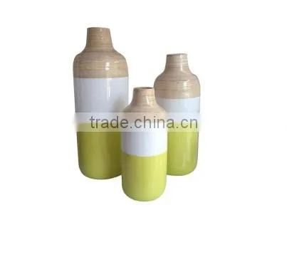 latest design for bamboo lacquer vase.