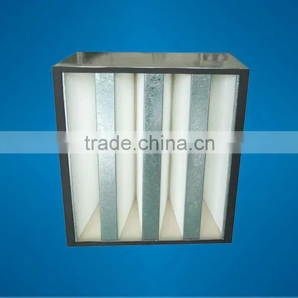F9-H13 V Shape Medium Fine Filter for AHU or Gas Turbine photo-5