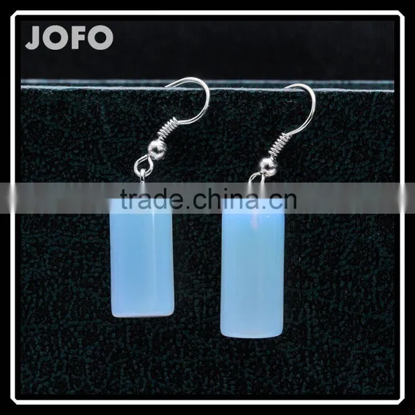2016 New Factory Direct Natural Stone Opal Drop Earrings SMJ0146 photo-3