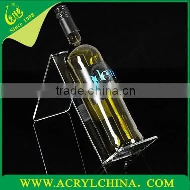 2015 Clear Acrylic Wine Display Stand Fits up to 6 Bottles photo-2