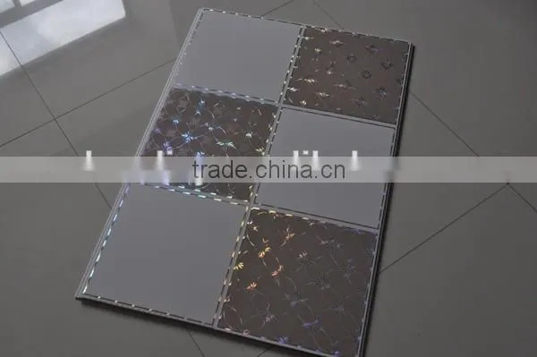 Hot Stamp Pvc Wall and Ceiling Panel Cheap Plastic Ceiling Tile photo-2