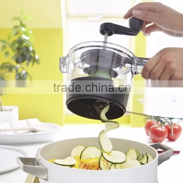 2016 Arrival Stainless Steel Spiral Cutter Mini Vegetable Fruit Spiral Slicer Quality Choice photo-2