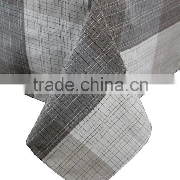 100% Polyester Home Use Fashion Check Cheap Table Cloth photo-2