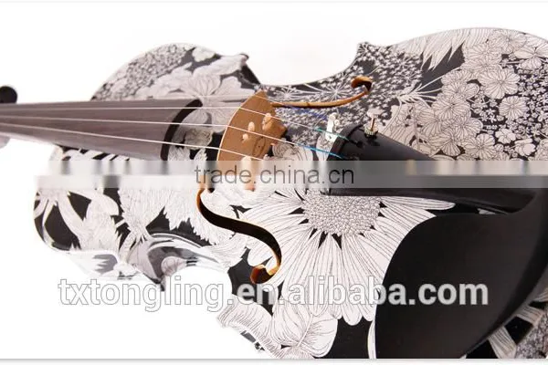 Music Instrument Wood Violin With Case TL-1310 photo-2