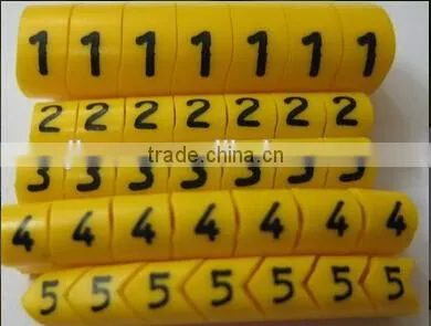 Heat Resistant PVC EC Type Cable Marker Color Cable marker tube