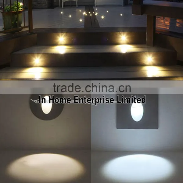 Parm White 3W Round Recessed Led Wall Lights IP65 Step Light photo-4