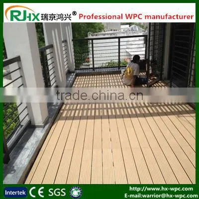 WPC Interlocking Decking Tiles/wood Deck Tiles Cheap photo-2