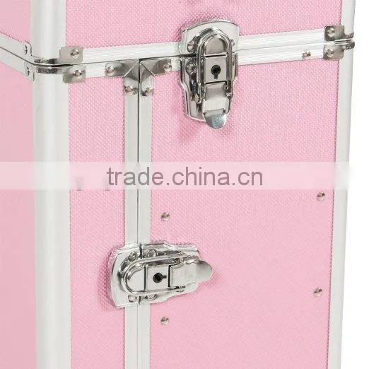 Professional 4 In1 Beauty Make up Rolling Train 2-Drawer Makeup Case photo-5