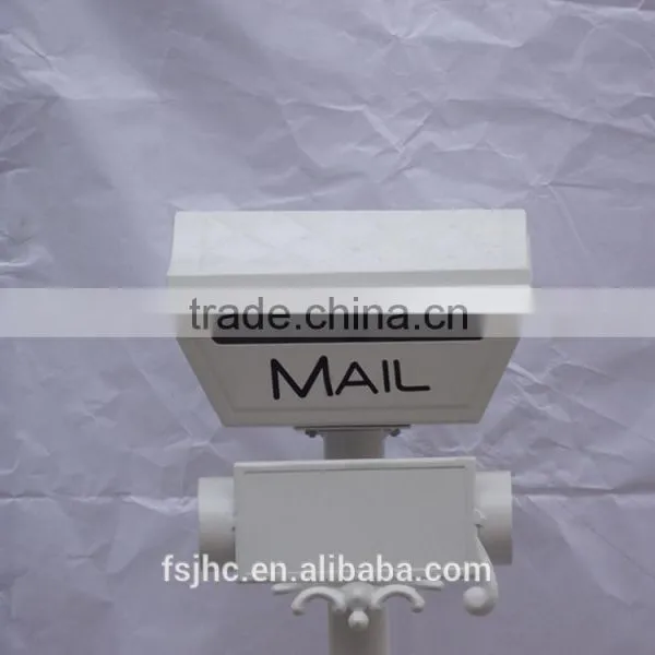 Foshan JHC-1024B Post Mounted Aluminum Mailbox/Durable Decorative Letterbox/Outdoor Lockable Standing Postbox For Garden photo-5