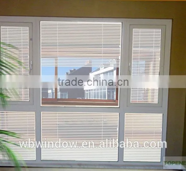 Energy Saving UPVC Window With Blinds,window Glass With Blinds Inside photo-6