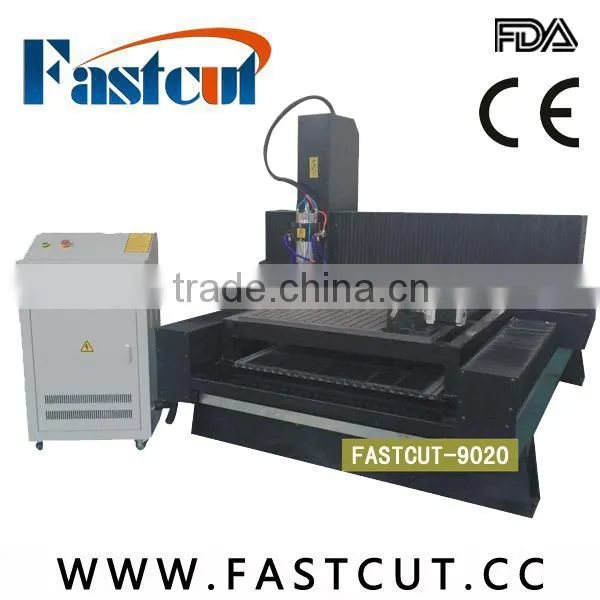 China Shandong Jinan Metal&metallurgy Machinery 3 4.5 6 9KW Italy HSD Spindle 4 Axis Cnc Machine photo-3