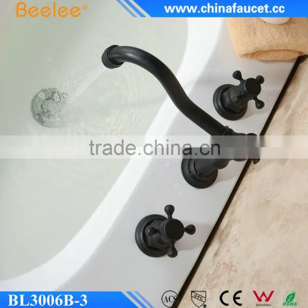 Beelee BL3006B-3 Bathroom 3pcs Basin Tap, 8" Widespread Basin Faucet in Oil Rubbed Bronze photo-4