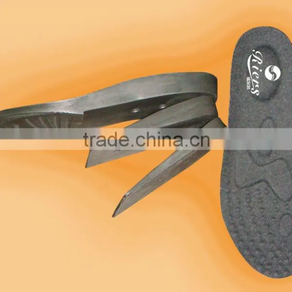 3 layer adjustable PU height increase insole shoe lift insoles