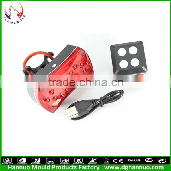 14 LEDs Led Flashlight Mountain Bikes Outdoor Laser Lights With Wireless Signal Turn photo-2