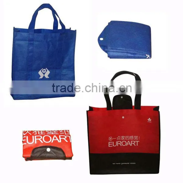 2015 Fashion Folding Shopping Bag Foldable Wholesale Collapsible Market Totes