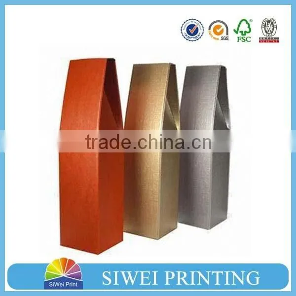 Customized New Product Printed Wine Box for Wine Quality Choice