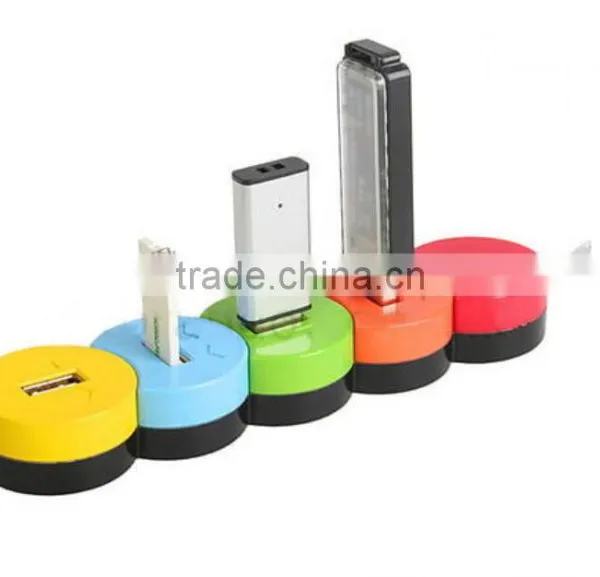4 Port Smile-shaped High-speed USB 2.0 Hub