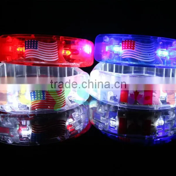 Led Flashing Slap Bracelet Watch photo-3
