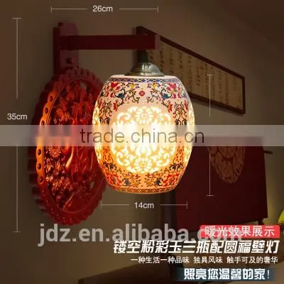 Ceramic Camphorwood Interior Decoration Modern Led Wall Lamp Creative Indoor Living Room Wall Lamps for Project photo-5