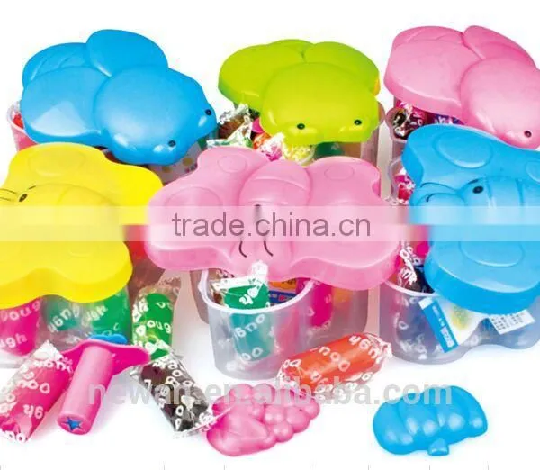14 Colors Play Dough in Plastic Case