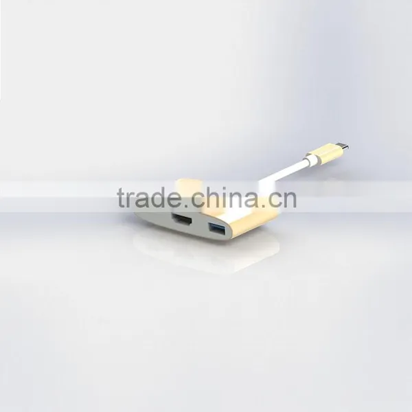 USB3.1 Type-C to HDMIF with USB AF with CF
