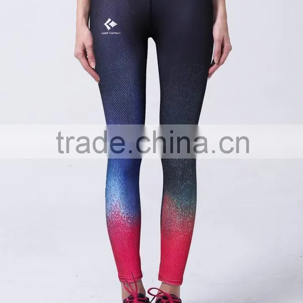 Ladies Gym Customized Yoga Wear Casual Design Sublimation Fitness Leggings photo-2