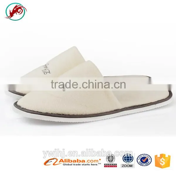 Latest Soft Sole Slippers Velvet Hotel Slipper Ladies Flat Slipper(HJCT1000) photo-4
