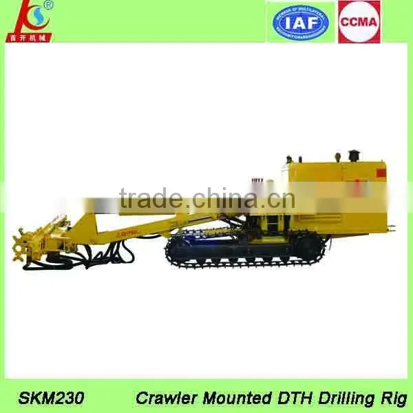 SKM230 Hybrid Power Crawler Mounted Percussion Drilling Rig photo-5