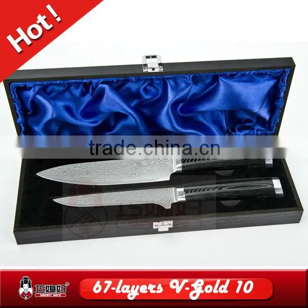 Ergonomic Grip Design Wholesale Damascus Knives