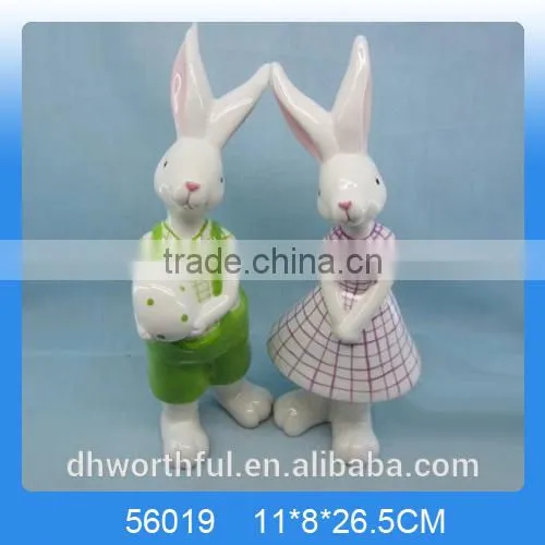 Cutely Giftware Ceramic Easter Rabbit for Decor photo-2